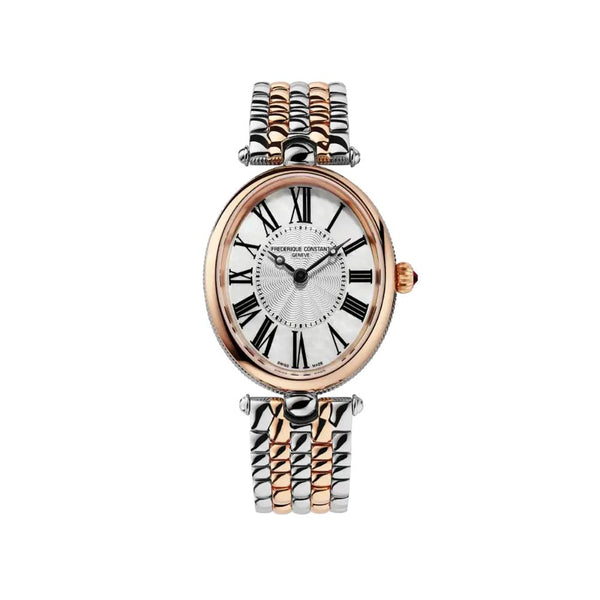 Frederique Constant Classics Art Deco Oval Stainless Steel Women's Watch FC-200MPW2V2B