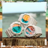 Casio G-Shock Digital White Resin Strap Shock Resistant Unisex Watch GA-110TL-7ADR-P