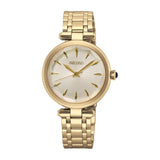 Seiko Classique Analog Gold Stainless Steel Women's Watch SRZ554P1