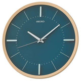 Seiko Clock Blue Dial Round Wall Clock QXA731YN