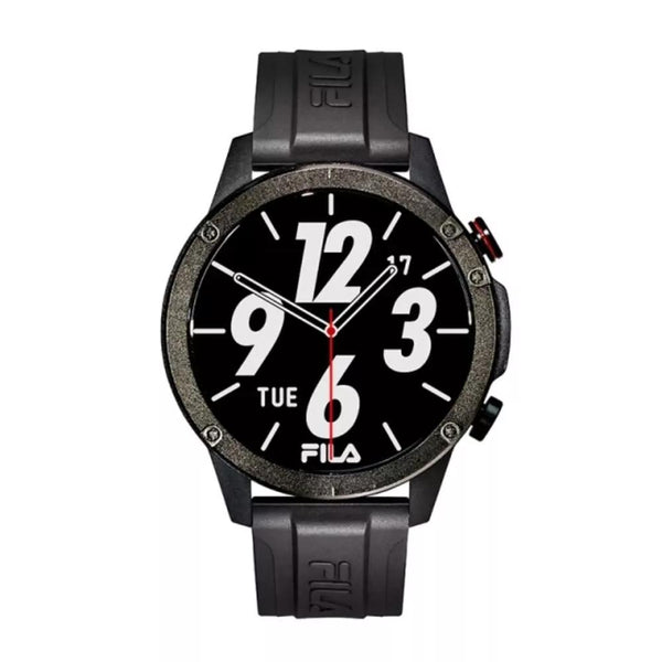 Fila Digital Black Silicone Strap Unisex Smart Watch SW/50.APEC