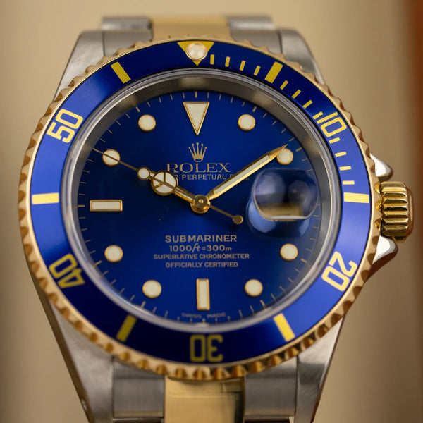 Rolex Submariner 41 half gold blue sunburst 126613lb Aug 2022