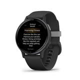 Garmin Vivoactive 5 Digital Black Silicone Strap Unisex Smartwatch GM-010-02862-50