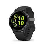 Garmin Vivoactive 5 Digital Black Silicone Strap Unisex Smartwatch GM-010-02862-50