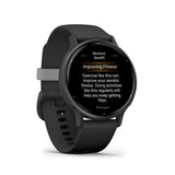 Garmin Vivoactive 5 Digital Black Silicone Strap Unisex Smartwatch GM-010-02862-50