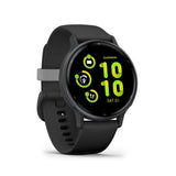 Garmin Vivoactive 5 Digital Black Silicone Strap Unisex Smartwatch GM-010-02862-50