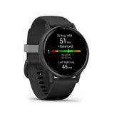 Garmin Vivoactive 5 Digital Black Silicone Strap Unisex Smartwatch GM-010-02862-50