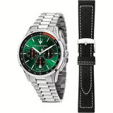 Maserati Chronograph Green Dial Watch R8873624002