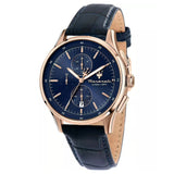 Maserati Sorpasso Blue Chronograph Leather Watch R8871624009