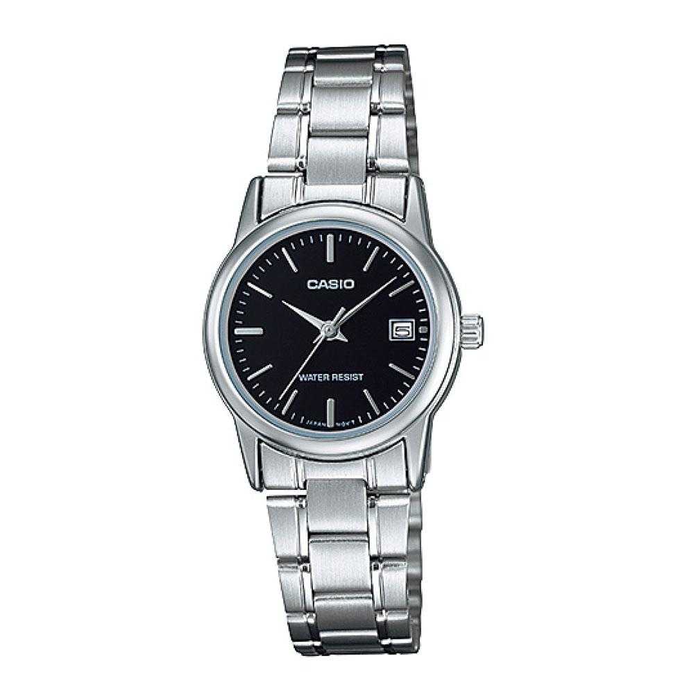 CASIO GENERAL LTP-V002D-1AUDF QUARTZ SILVER STAINLESS STEEL WOMEN'S WATCH - H2 Hub Watches