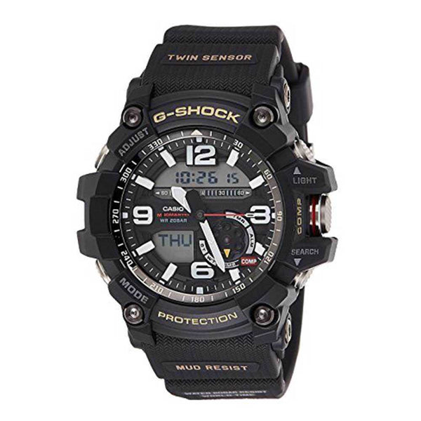 CASIO G-SHOCK GG-1000-1ADR MUDMASTER DIGITAL QUARTZ BLACK RESIN MEN'S WATCH - H2 Hub Watches