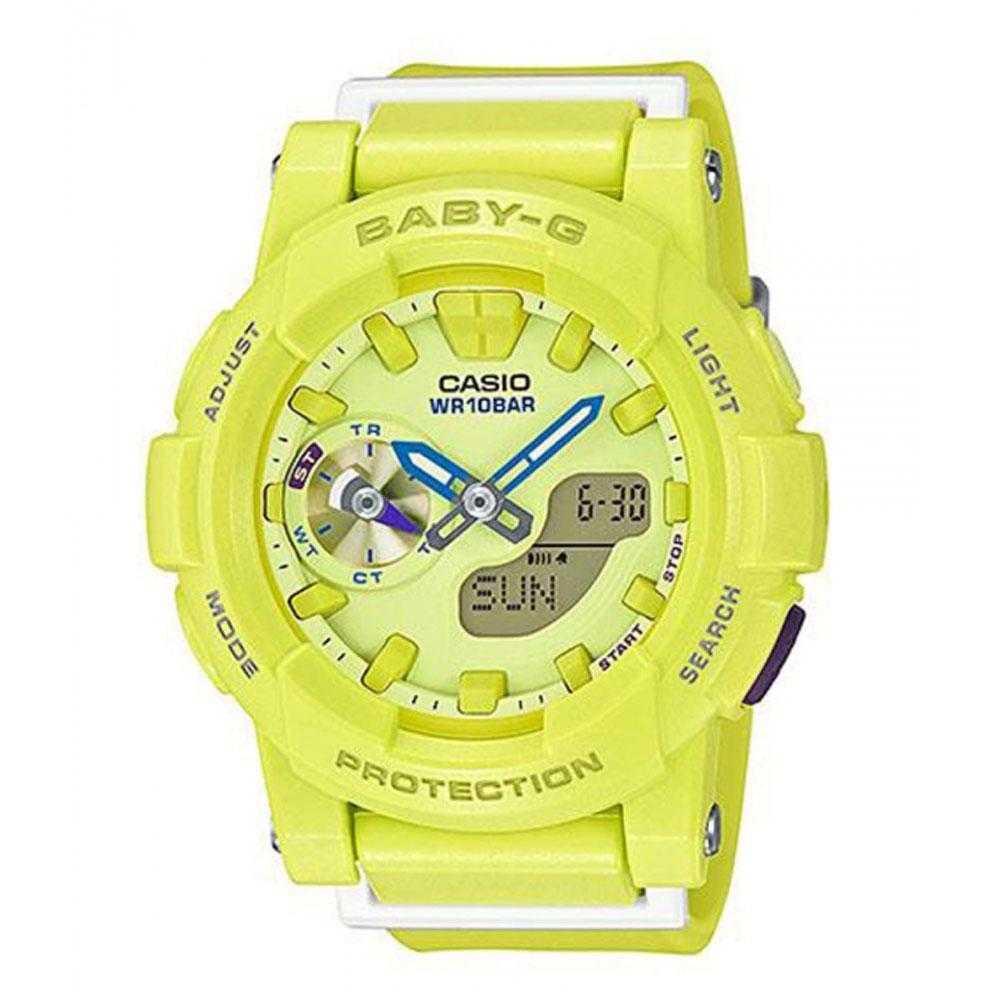 CASIO BABY-G BGA-185-9ADR DIGITAL QUARTZ YELLOW RESIN WOMEN'S WATCH - H2 Hub Watches