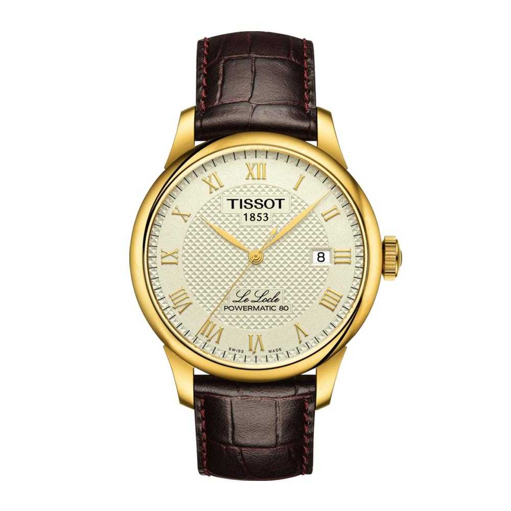 TISSOT T0064073626300 LE LOCLE POWERMATIC 80 MEN'S WATCH - H2 Hub Watches