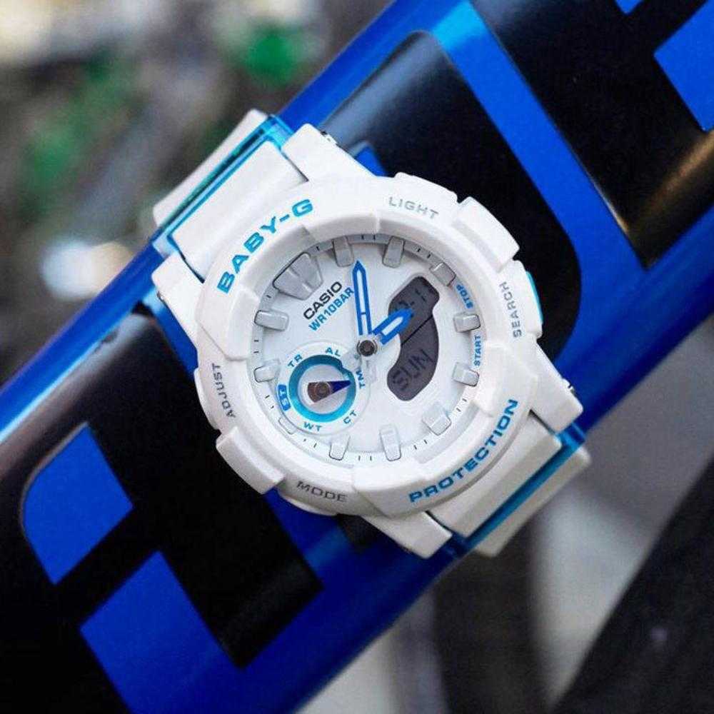 CASIO BABY-G BGA-185FS-7ADR DIGITAL QUARTZ WHITE RESIN WOMEN'S WATCH - H2 Hub Watches