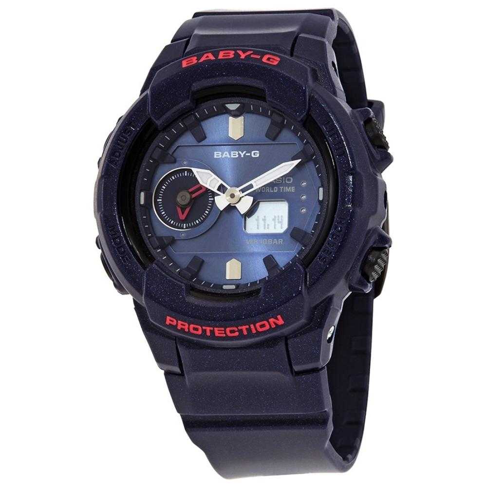 CASIO BABY-G BGA-230S-2ADR DIGITAL QUARTZ BLUE RESIN WOMEN'S WATCH - H2 Hub Watches