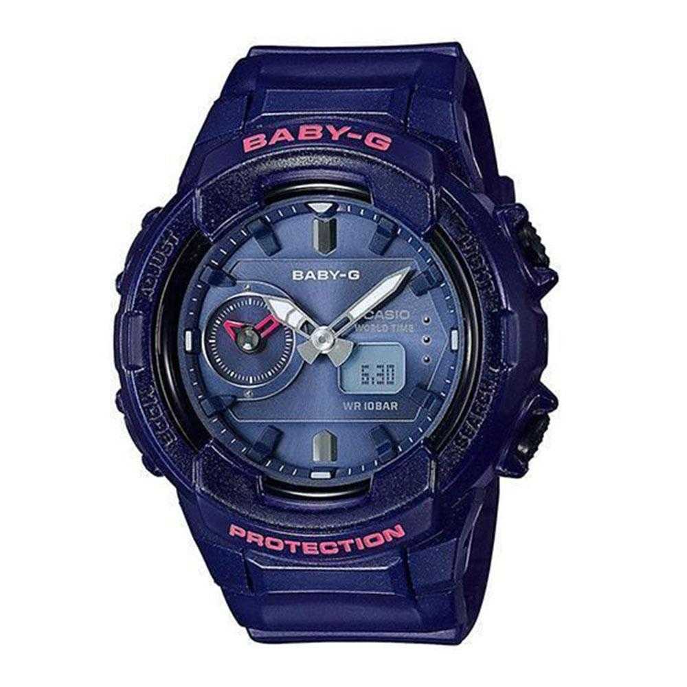 CASIO BABY-G BGA-230S-2ADR DIGITAL QUARTZ BLUE RESIN WOMEN'S WATCH - H2 Hub Watches