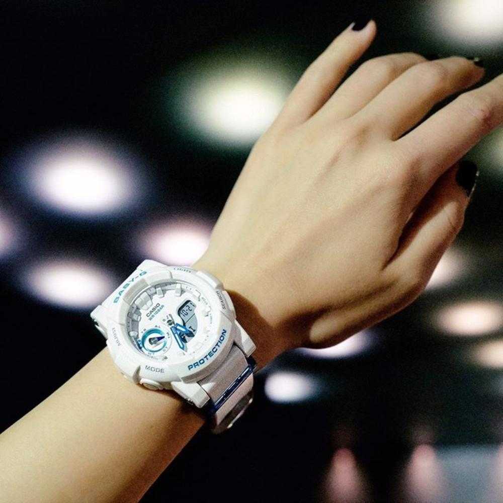 CASIO BABY-G BGA-185FS-7ADR DIGITAL QUARTZ WHITE RESIN WOMEN'S WATCH - H2 Hub Watches