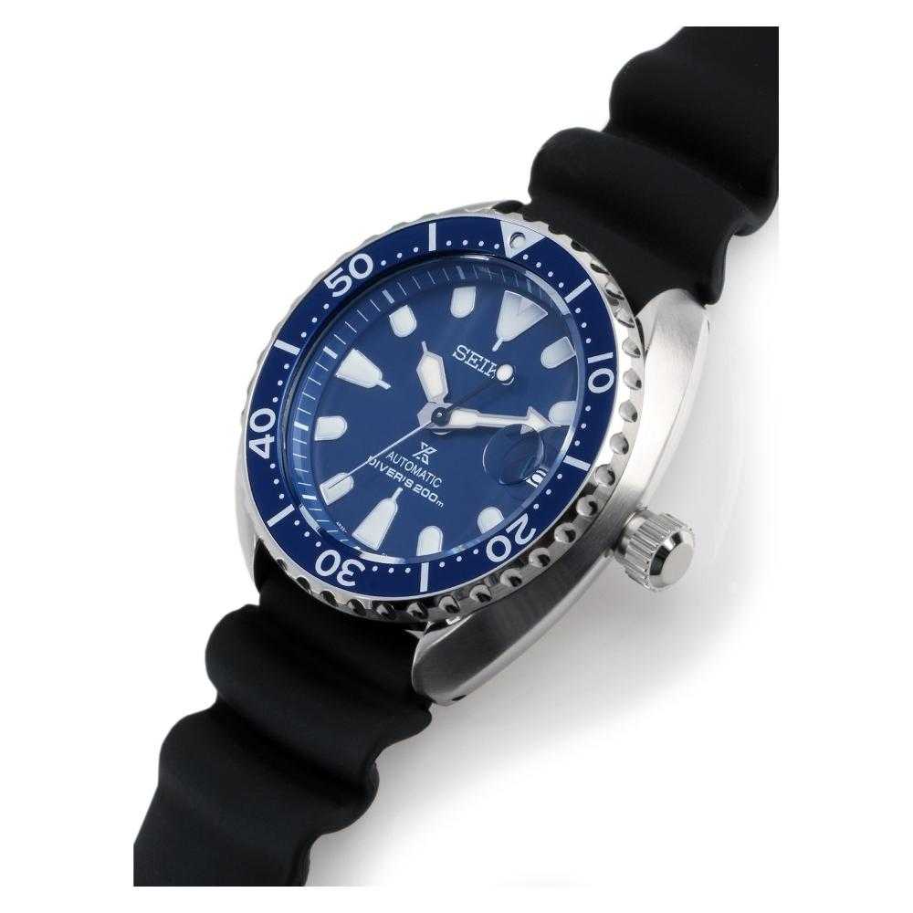 SEIKO PROSPEX SRPC39K1 AUTOMATIC MEN'S BLACK RUBBER STRAP WATCH - H2 Hub Watches
