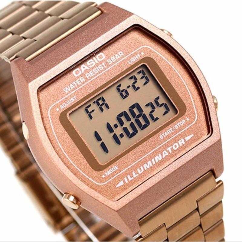 Casio rose sale gold womens watch