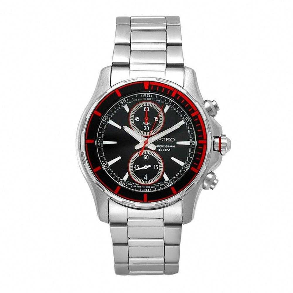 SEIKO GENERAL SNN247P1 CHRONOGRAPH STAINLESS STEEL MEN'S SILVER WATCH ...