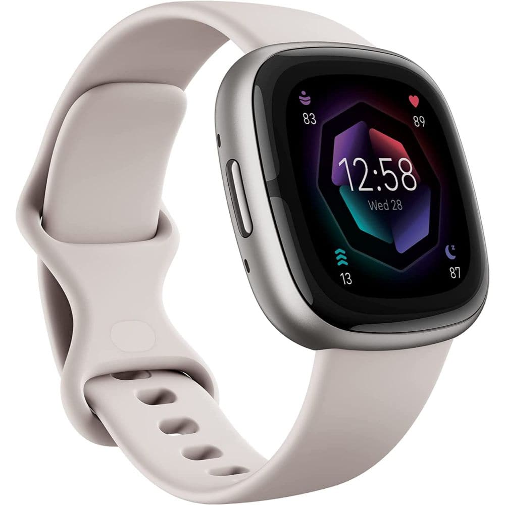 Silver discount fitbit watch