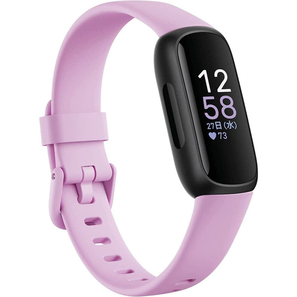 Fitbit Inspire 3 Black/Lilac Bliss  Unisex Smart Watch FB424BKLV-FRCJK