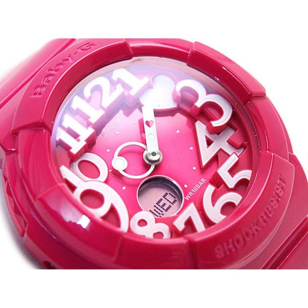 CASIO BABY-G BGA-130-4BDR DIGITAL QUARTZ PINK RESIN WOMEN'S WATCH - H2 Hub Watches