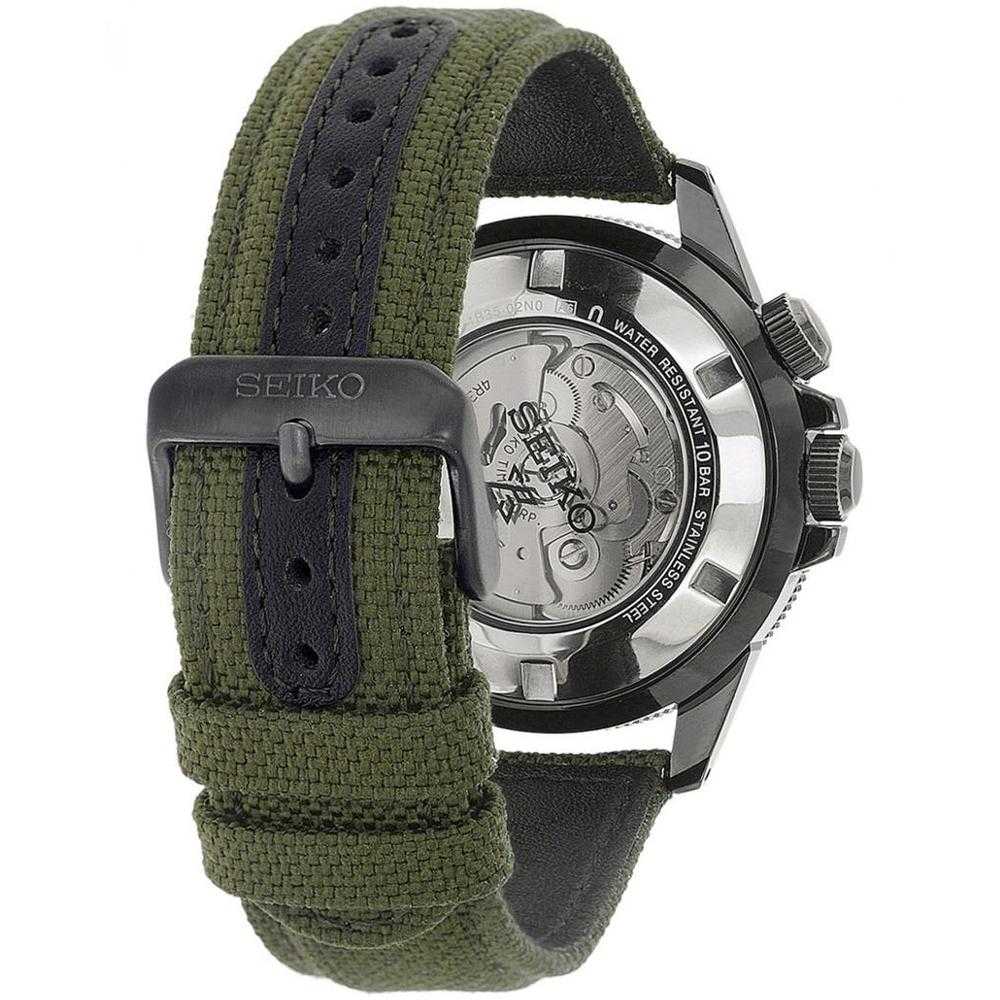 SEIKO PROSPEX SRPC33K1 AUTOMATIC MEN'S GREEN NYLON STRAP WATCH - H2 Hub Watches