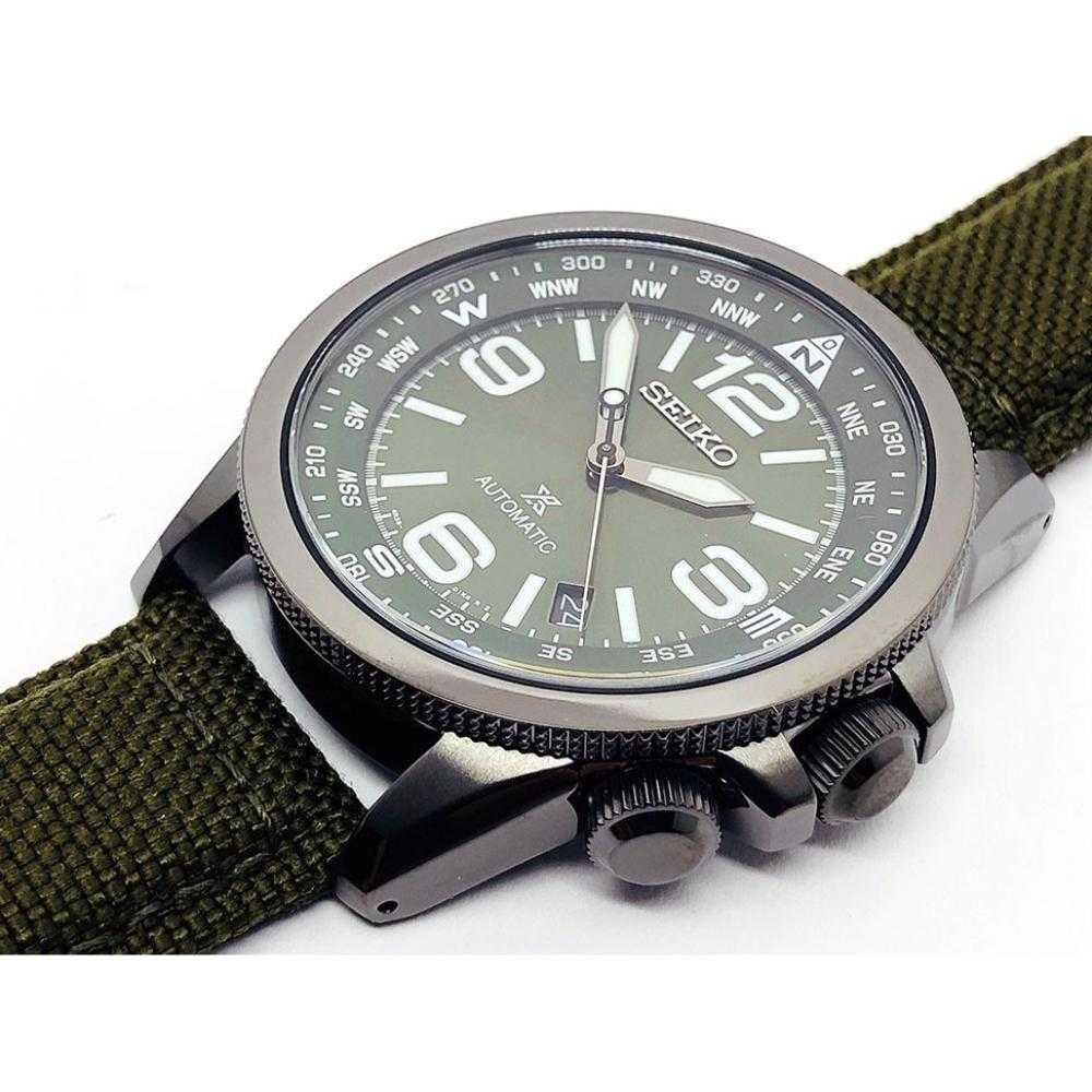 SEIKO PROSPEX SRPC33K1 AUTOMATIC MEN'S GREEN NYLON STRAP WATCH - H2 Hub Watches