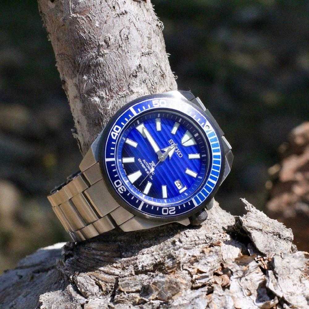 SEIKO PROSPEX DIVER AUTOMATIC SAVE THE OCEAN SAMURAI SRPC93K1 STAINL H2 Hub