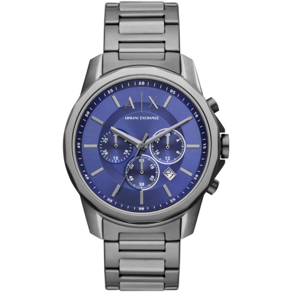 Hub Watch Stainless H2 Steel Armani Dial Men AX1731 – Exchange Blue