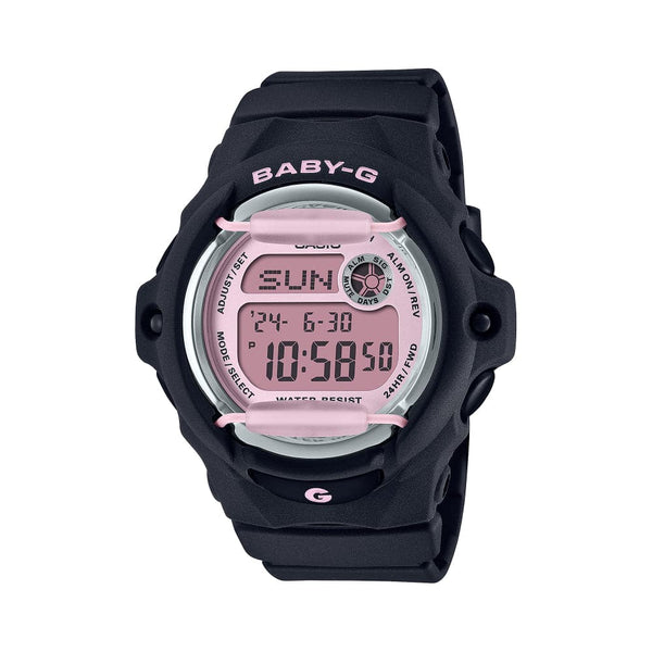 Casio Baby-G Digital Black Resin Strap Women Watch BG-169U-1CDR