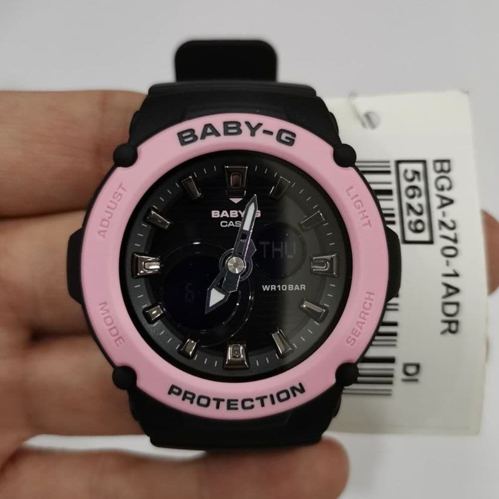 CASIO BABY-G BGA-270(5629)ピンク ブラック - 時計