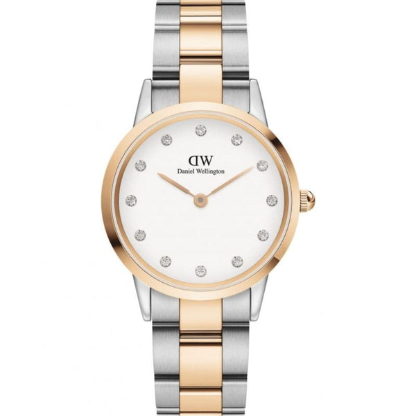 DANIEL WELLINGTON DW00100358 (32s) TWO-TONE STAINLESS STEEL WOMEN'S WATCH