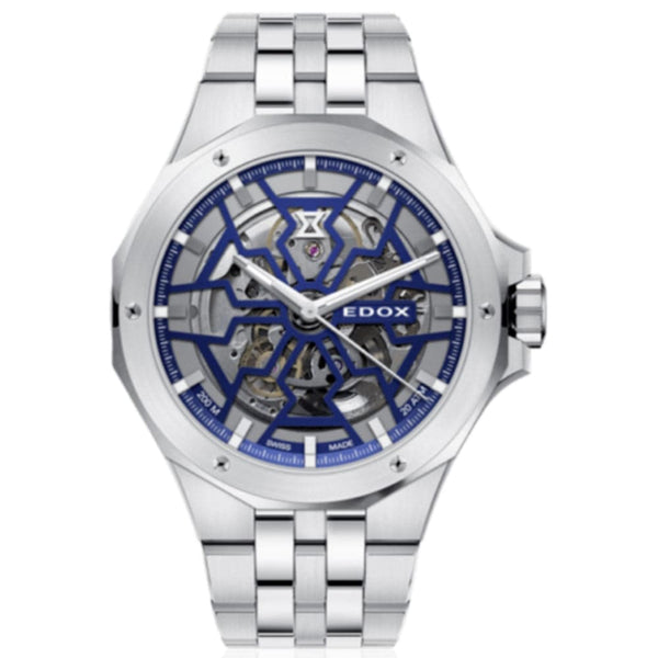 EDOX DELFIN MECANO ED85303-3M-BUIGB STAINLESS STEEL MEN'S WATCH