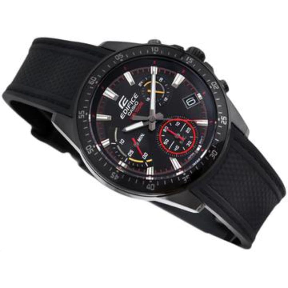 CASIO EDIFICE EFV-540PB-1AVUDF CHRONOGRAPH QUARTZ RUBBER STRAP