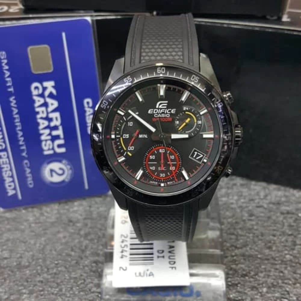 CASIO EDIFICE EFV-540PB-1AVUDF CHRONOGRAPH QUARTZ RUBBER STRAP