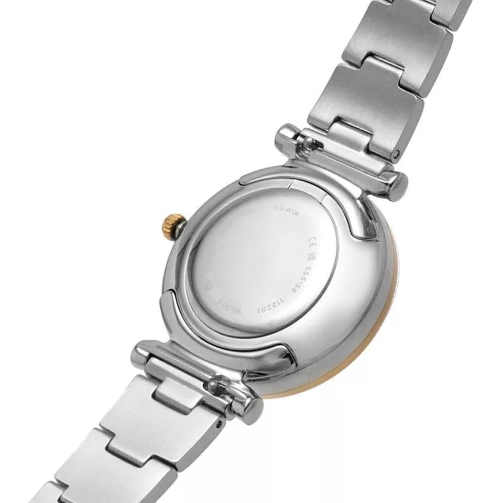 FOSSIL CARLIE ES5156 TWO-TONE STAINLESS STEEL WOMEN WATCH – H2 Hub