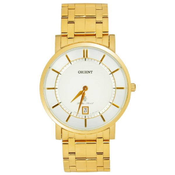 ORIENT FGW01001W0 GOLD STAINLESS STEEL UNISEX WATCH