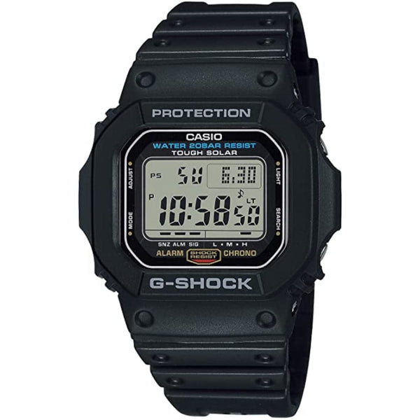 CASIO G-SHOCK G-5600UE-1DR-P BLACK RESIN STRAP MEN WATCH