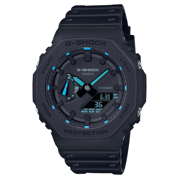 CASIO G-SHOCK GA-2100-1A2DR BLACK STRAP MEN WATCH