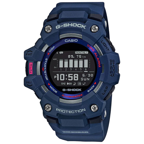 CASIO G-SHOCK GBD-100-2DR RESIN NAVY BLUE STRAP MEN'S WATCH