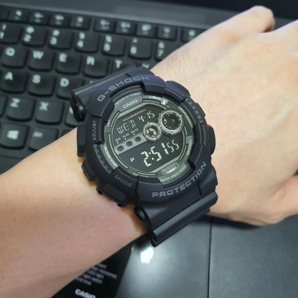 G shock outlet gd 100 1bdr