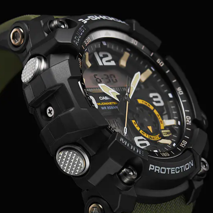 Casio G-Shock Black Dial And Green Resin Strap Men Watch GG-1000-1A3DR ...