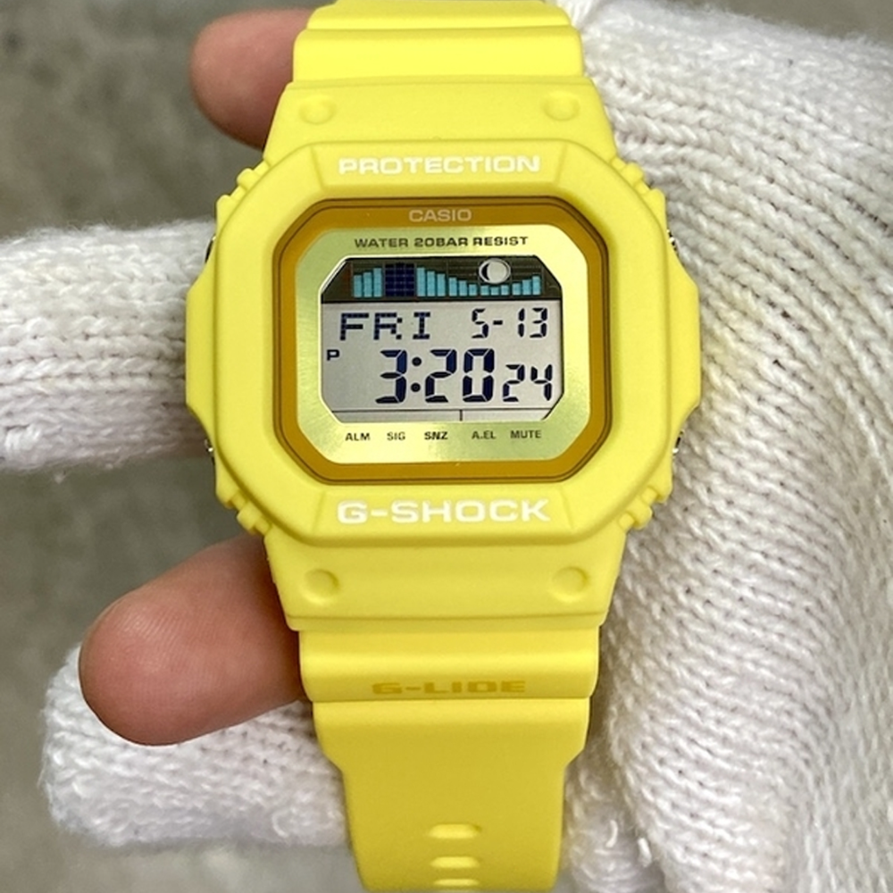 G shock clearance g lide yellow