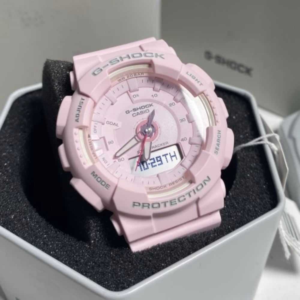 CASIO G-SHOCK GMA-S130-4ADR DIGITAL QUARTZ PINK RESIN WOMEN'S WATCH - H2 Hub Watches