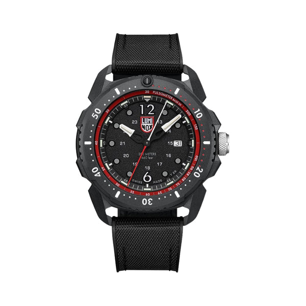 Luminox Ice-Sar Black Dial And Rubber Strap Men Watch LM1051