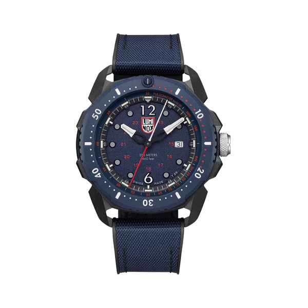 Luminox Ice-Sar Arctic Blue Dial And Rubber Strap Men Watch LM1053