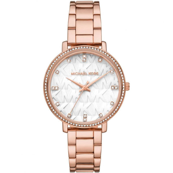 personal use Round Michael Kors Parker Quartz Rose Gold Black Dial