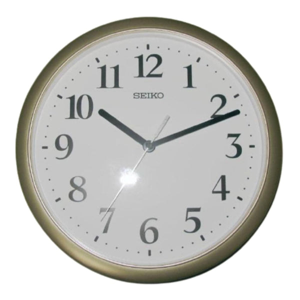 SEIKO QHA005GL WHITE DIAL WALL CLOCK